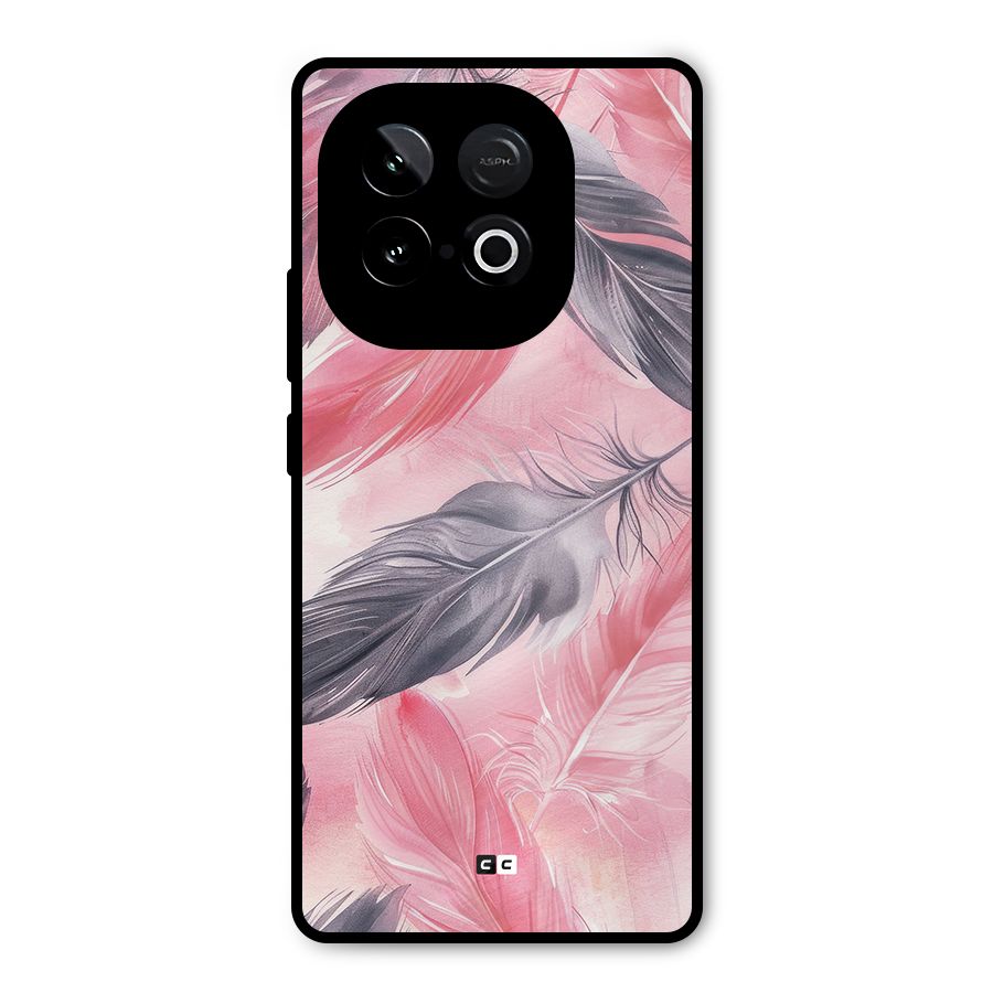 Lovely Feather Metal Back Case for iQOO Neo 10