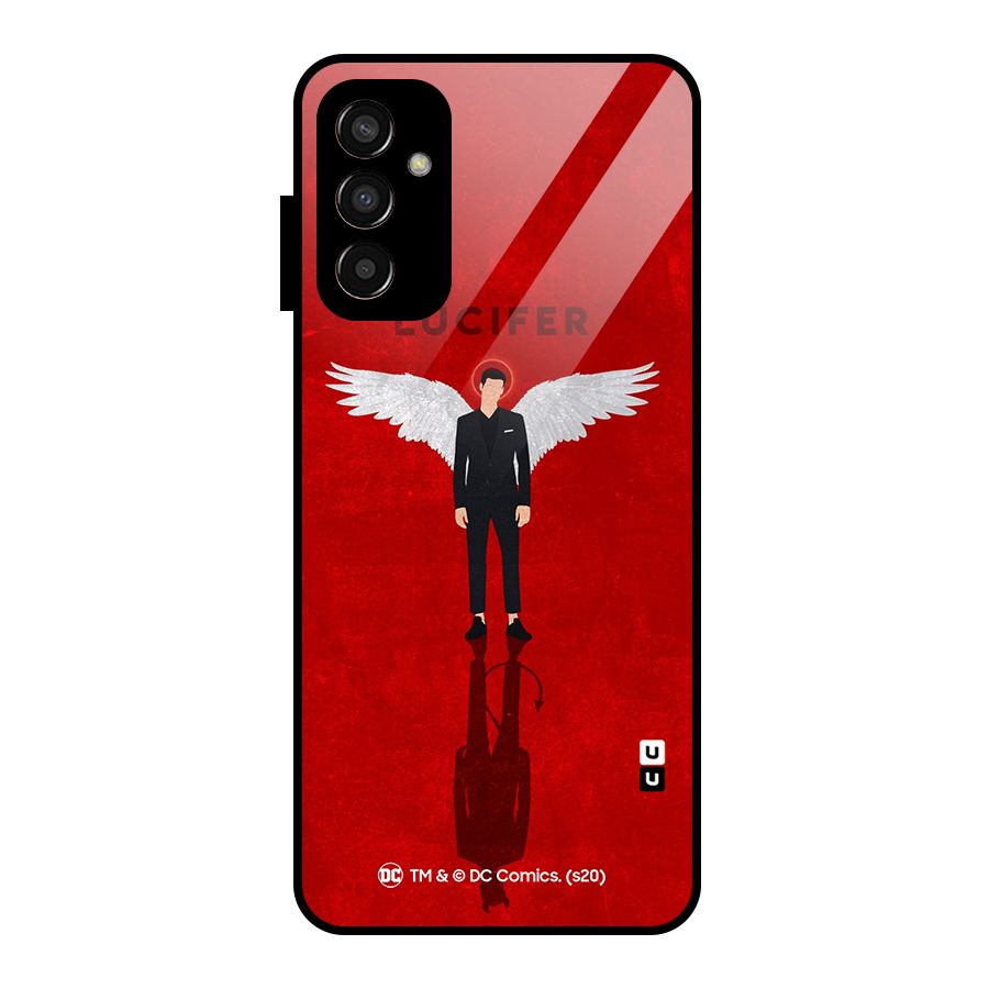 Lucifer Archangel Shadow Glass Back Case for Galaxy F13