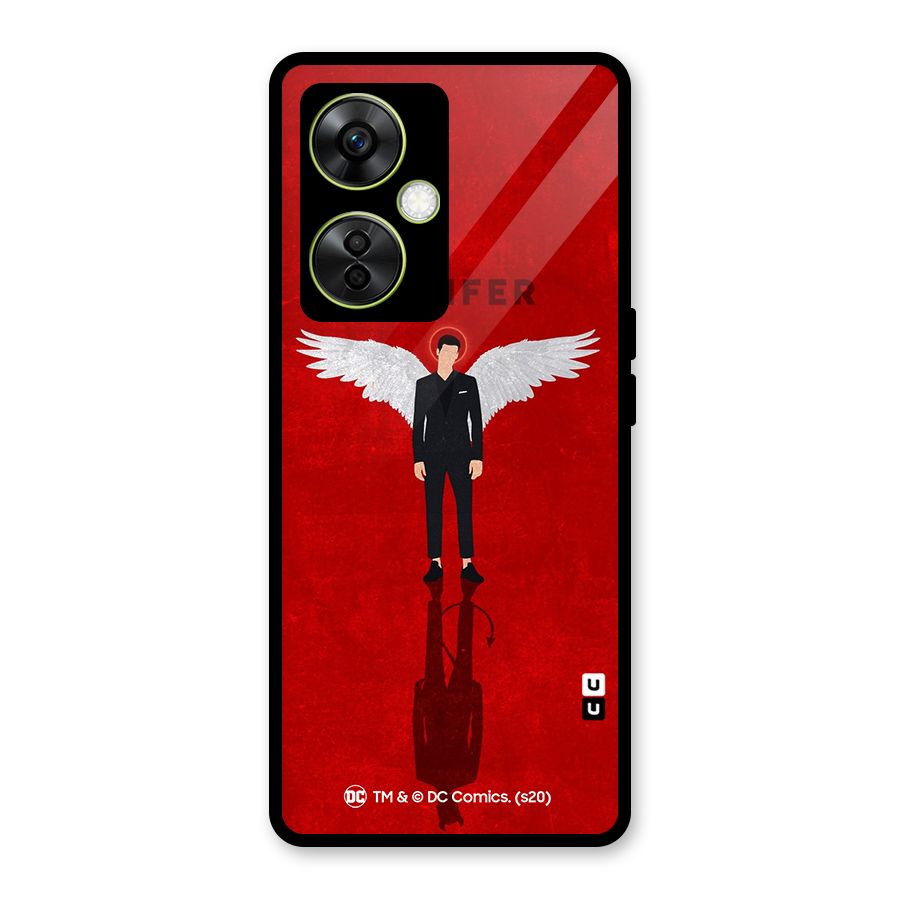 Lucifer Archangel Shadow Glass Back Case for OnePlus Nord CE 3 Lite