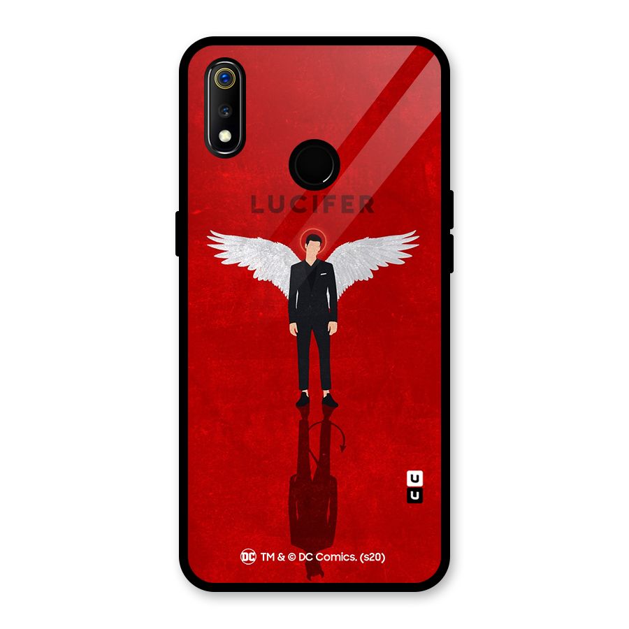 Lucifer Archangel Shadow Glass Back Case for Realme 3i