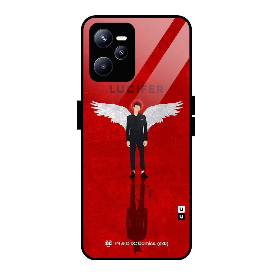 Lucifer Archangel Shadow Glass Back Case for Realme C35