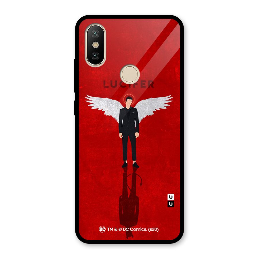 Lucifer Archangel Shadow Glass Back Case for Redmi A2