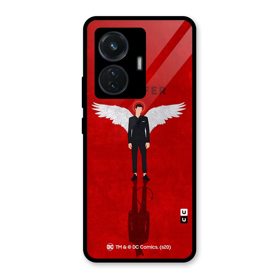 Lucifer Archangel Shadow Glass Back Case for Vivo T1 44W