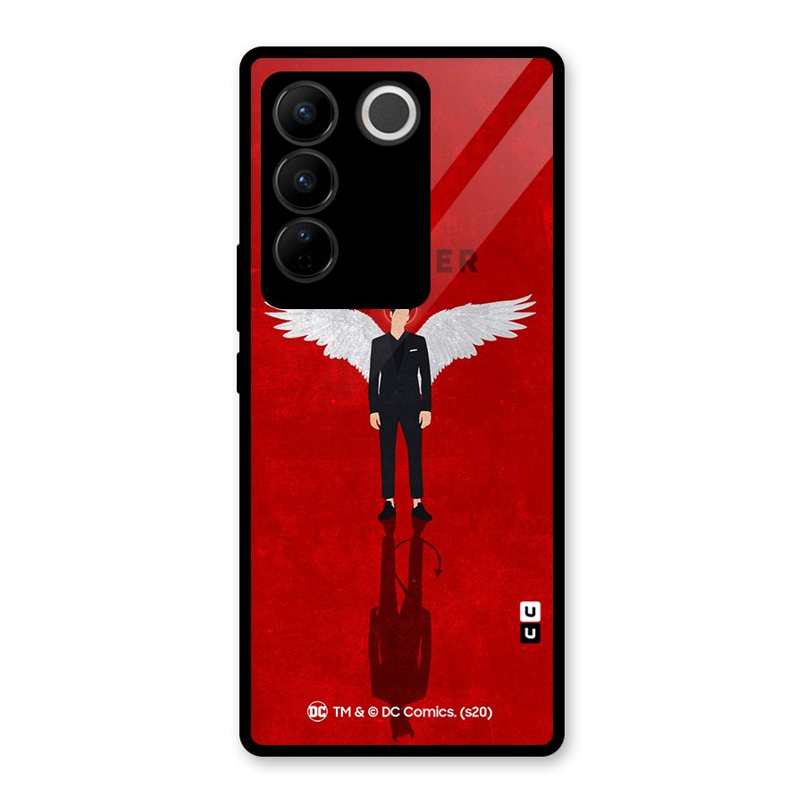 Lucifer Archangel Shadow Glass Back Case for Vivo V27