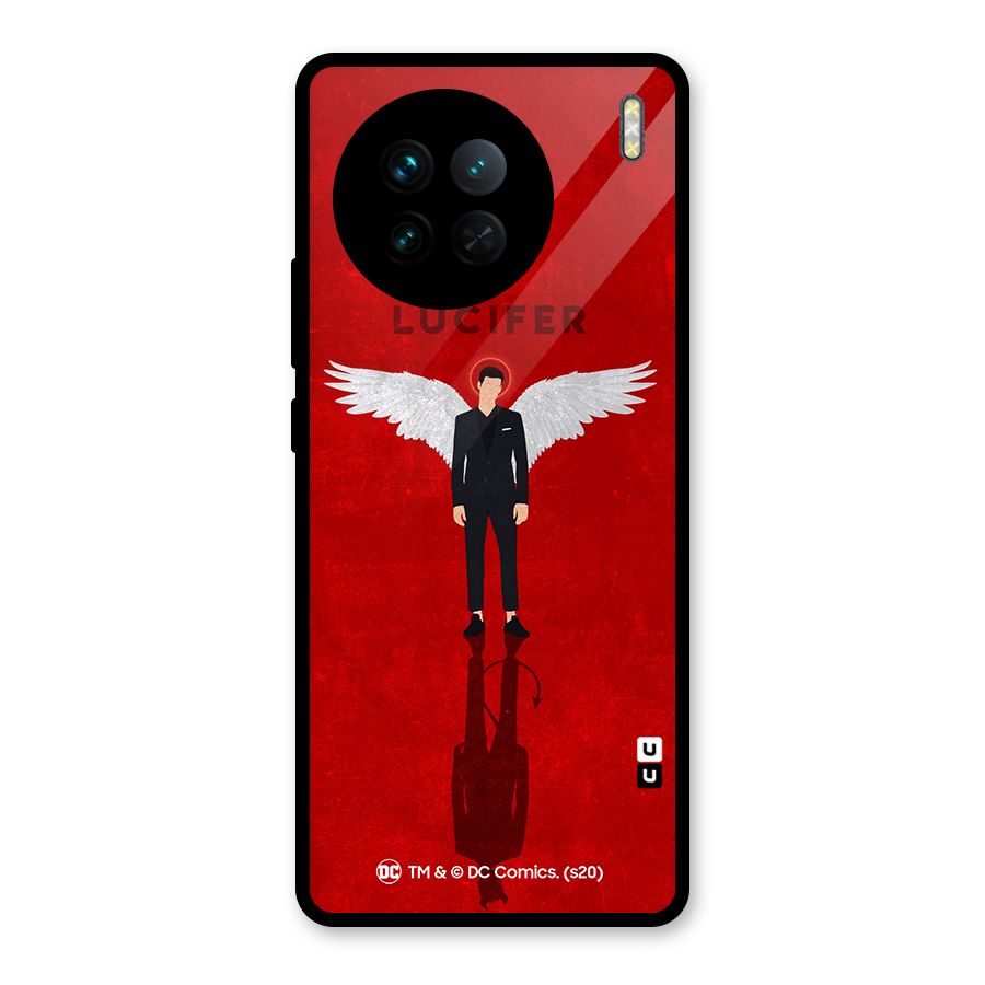 Lucifer Archangel Shadow Glass Back Case for Vivo X90