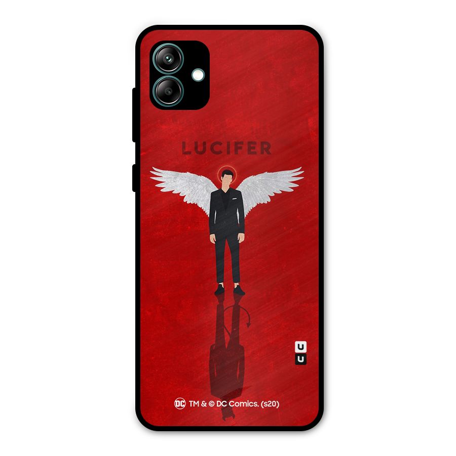 Lucifer Archangel Shadow Metal Back Case for Galaxy A04