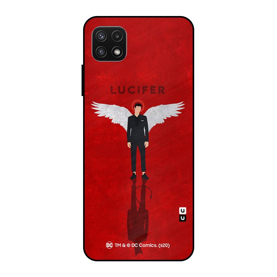 Lucifer Archangel Shadow Metal Back Case for Galaxy A22 5G