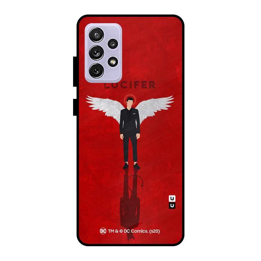 Lucifer Archangel Shadow Metal Back Case for Galaxy A72