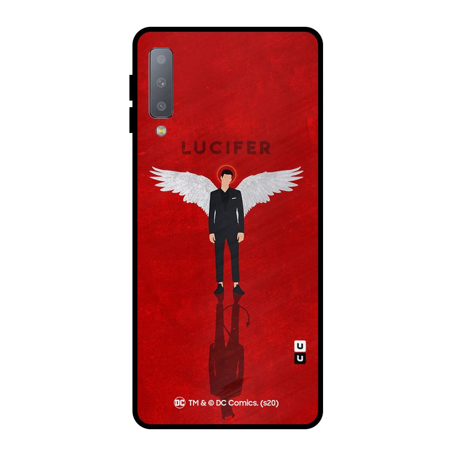 Lucifer Archangel Shadow Metal Back Case for Galaxy A7 (2018)