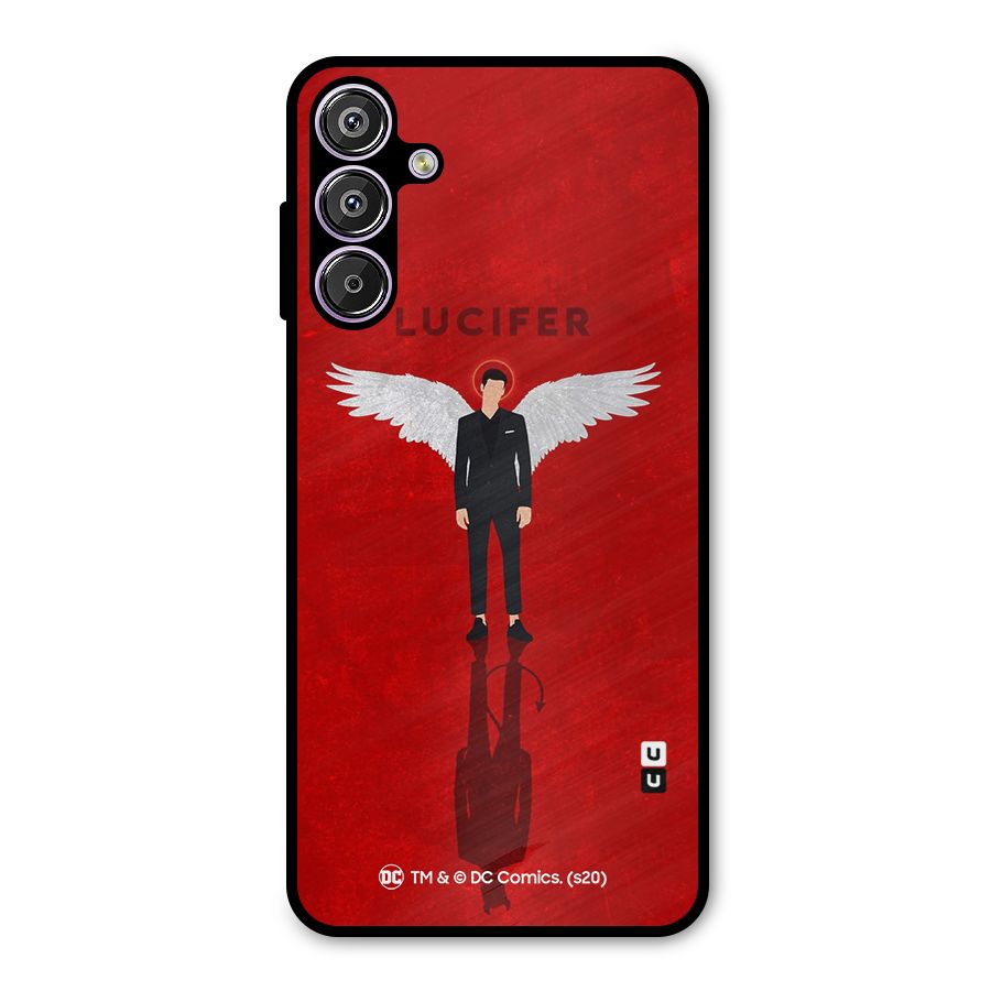 Lucifer Archangel Shadow Metal Back Case for Galaxy F15