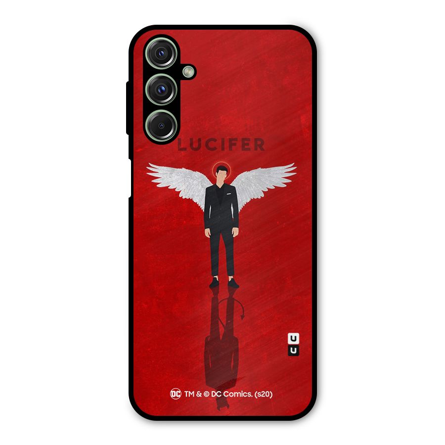 Lucifer Archangel Shadow Metal Back Case for Galaxy M34
