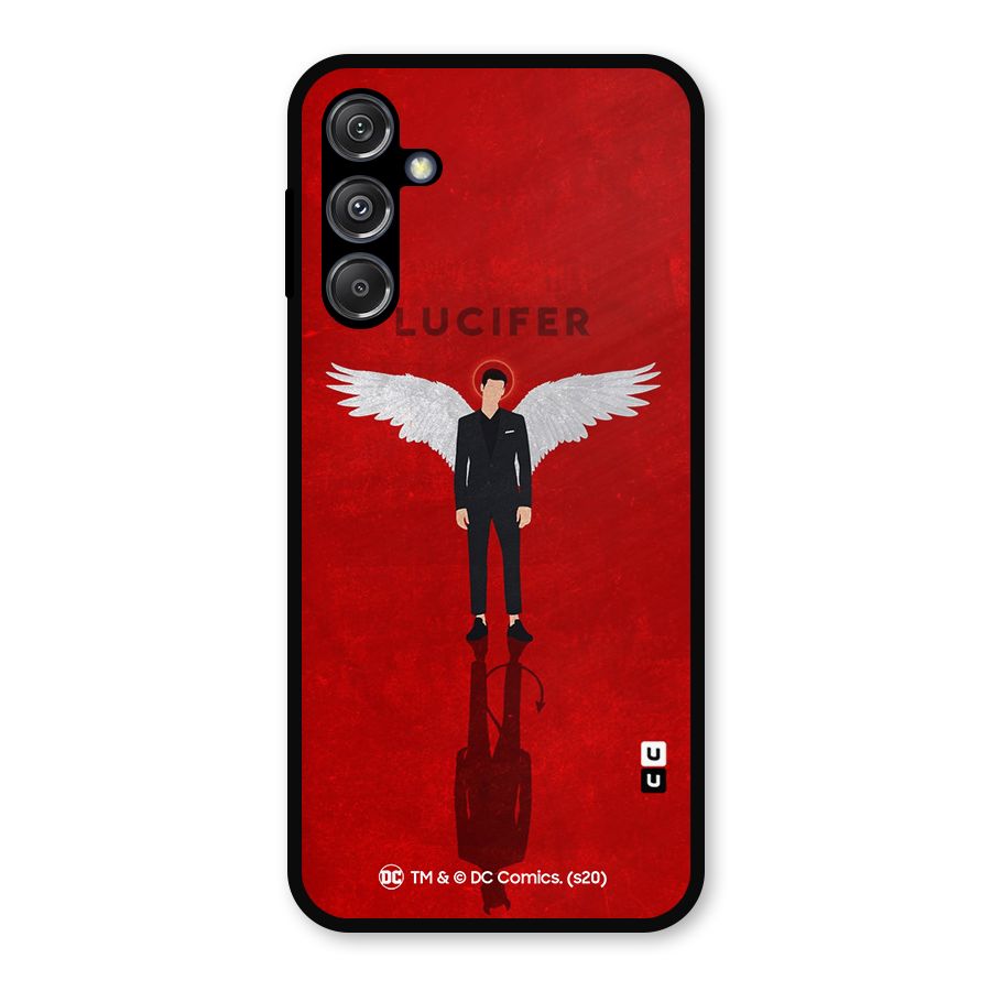 Lucifer Archangel Shadow Metal Back Case for Galaxy M34 5G