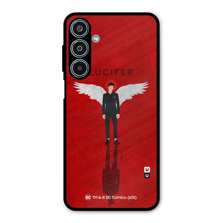 Lucifer Archangel Shadow Metal Back Case for Galaxy M35