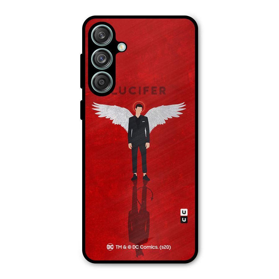 Lucifer Archangel Shadow Metal Back Case for Galaxy M55 5G
