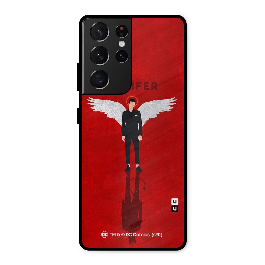Lucifer Archangel Shadow Metal Back Case for Galaxy S21 Ultra 5G