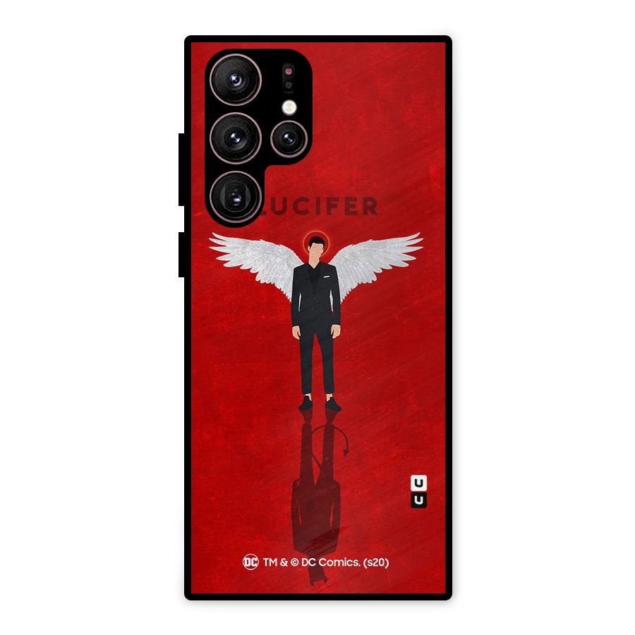 Lucifer Archangel Shadow Metal Back Case for Galaxy S22 Ultra 5G