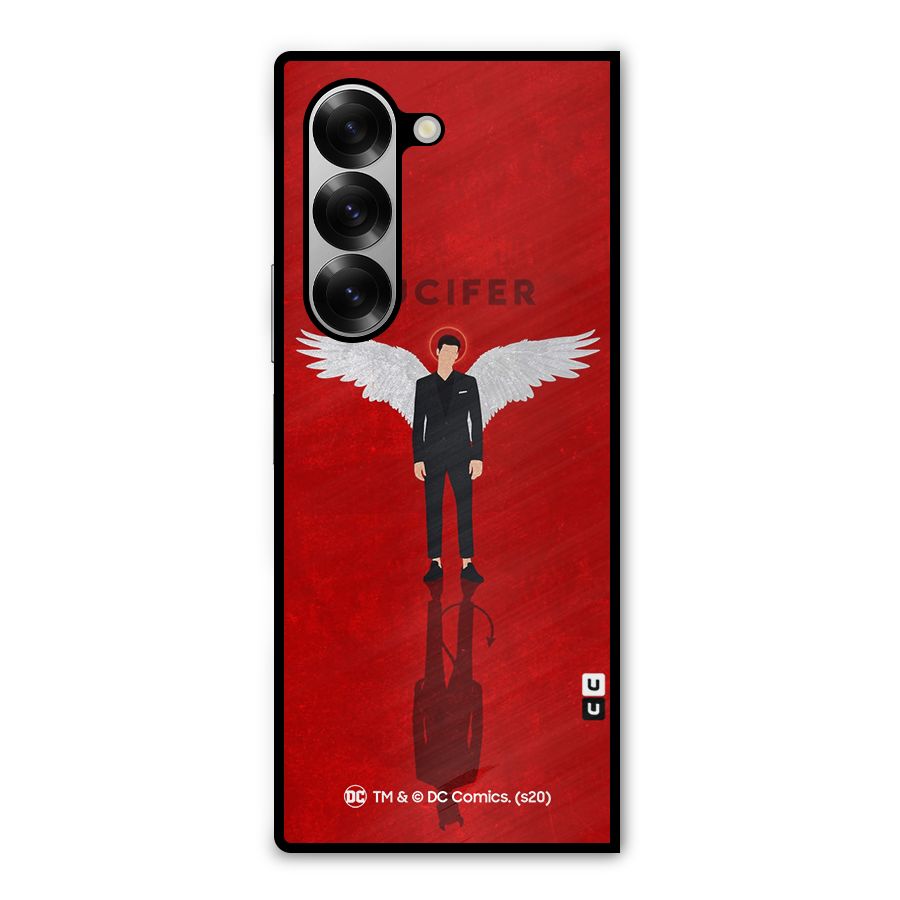 Lucifer Archangel Shadow Metal Back Case for Galaxy Z Fold6