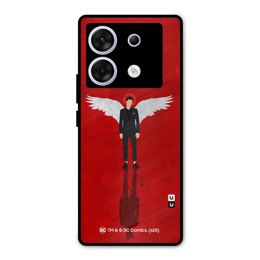 Lucifer Archangel Shadow Metal Back Case for Infinix Zero 30 5G