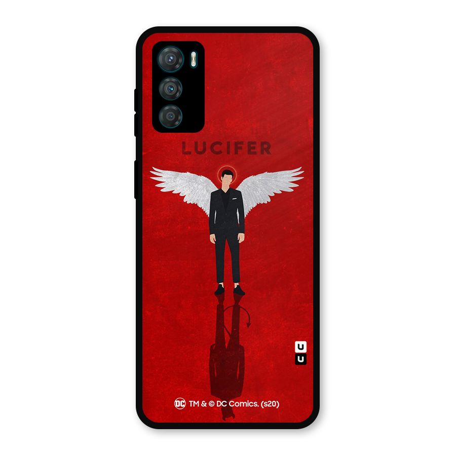 Lucifer Archangel Shadow Metal Back Case for Moto G42