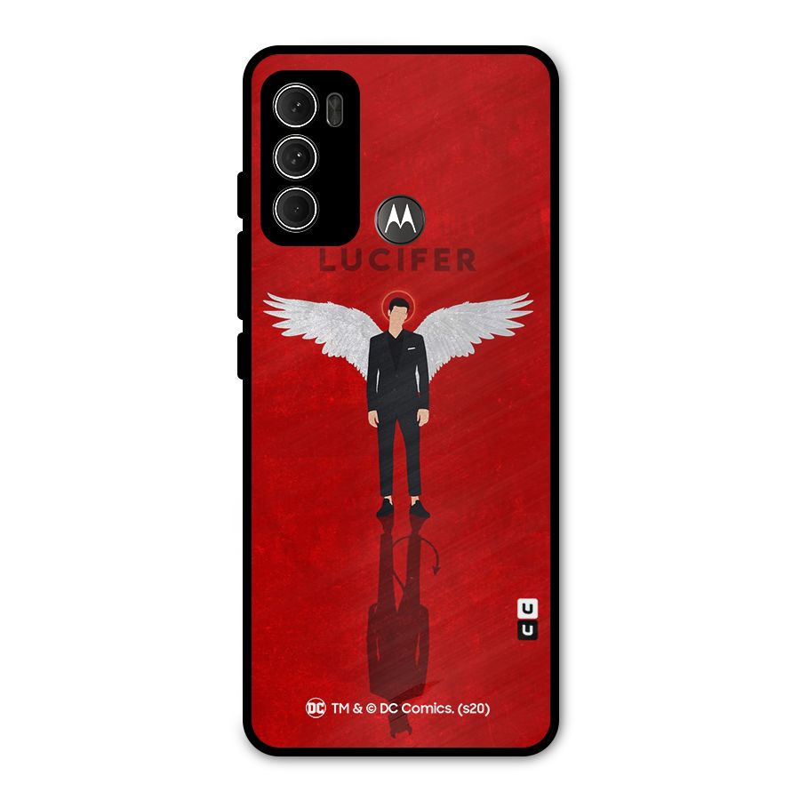 Lucifer Archangel Shadow Metal Back Case for Moto G60