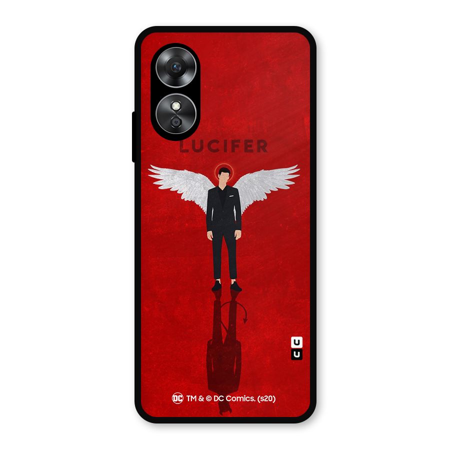 Lucifer Archangel Shadow Metal Back Case for Oppo A17