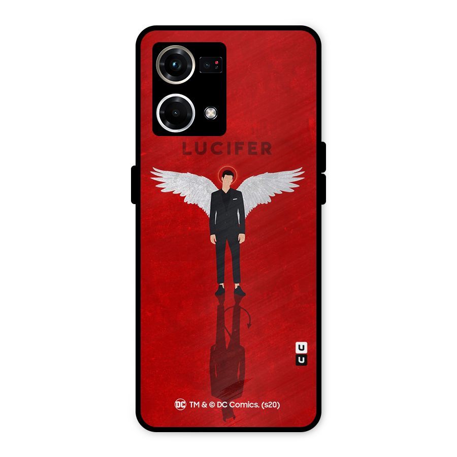 Lucifer Archangel Shadow Metal Back Case for Oppo F21 Pro 4G