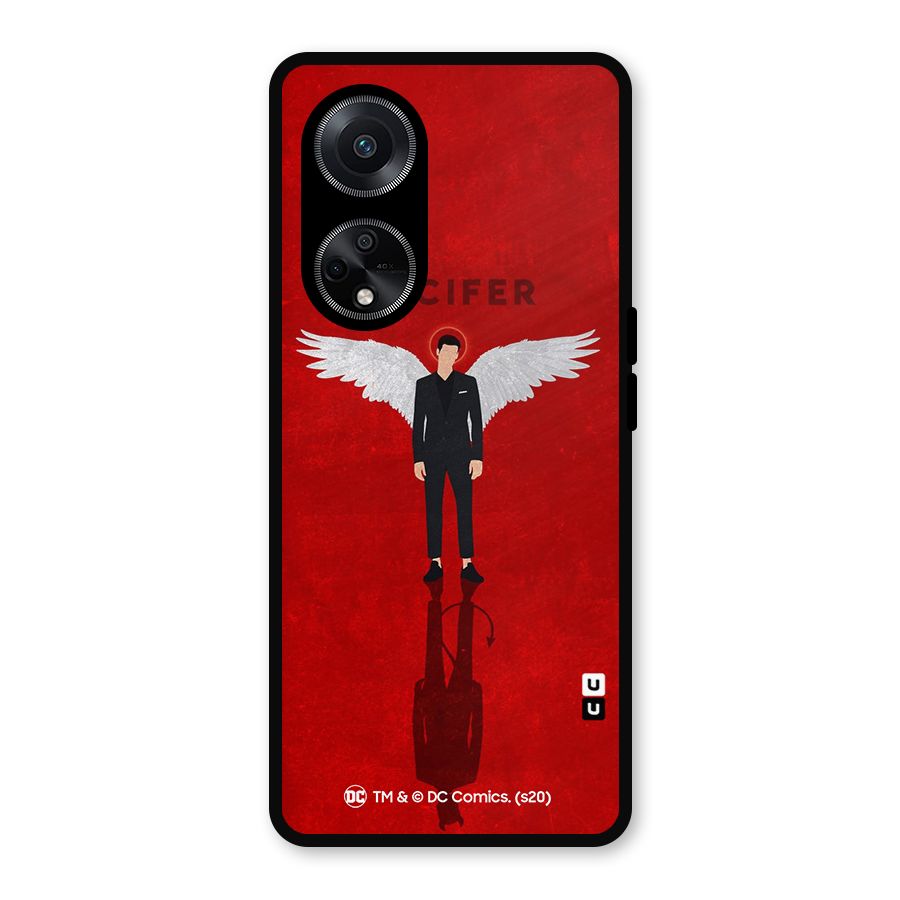 Lucifer Archangel Shadow Metal Back Case for Oppo F23
