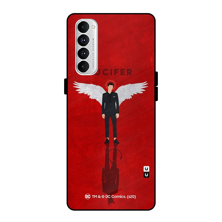 Lucifer Archangel Shadow Metal Back Case for Oppo Reno4 Pro