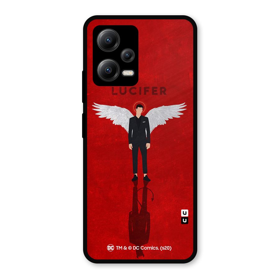Lucifer Archangel Shadow Metal Back Case for Poco X5