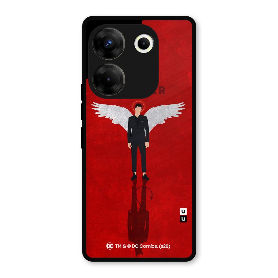Lucifer Archangel Shadow Metal Back Case for Tecno Camon 20