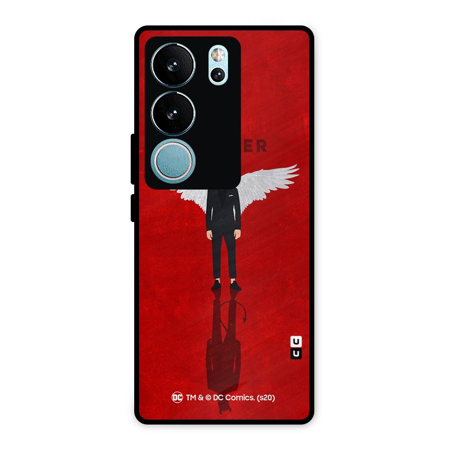 Lucifer Archangel Shadow Metal Back Case for Vivo V29 Pro