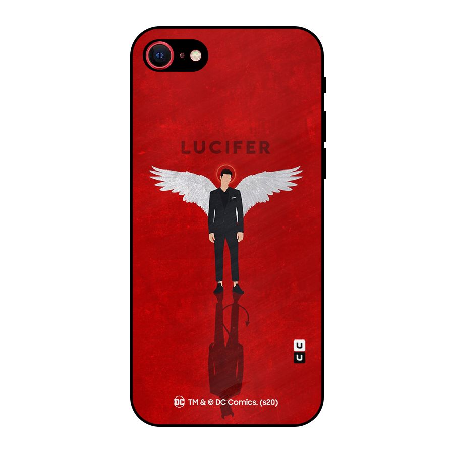 Lucifer Archangel Shadow Metal Back Case for iPhone 8