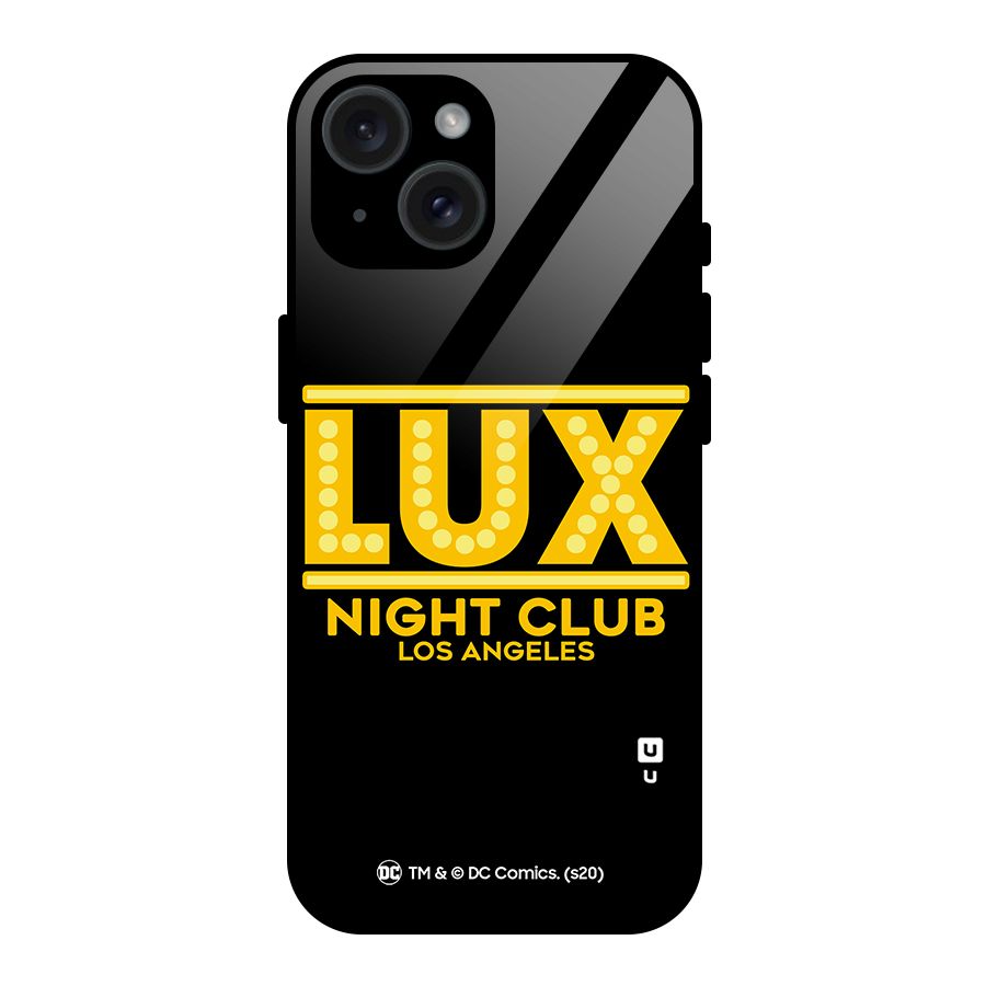 Lucifer Club Los Angeles Glass Back Case for iPhone 15