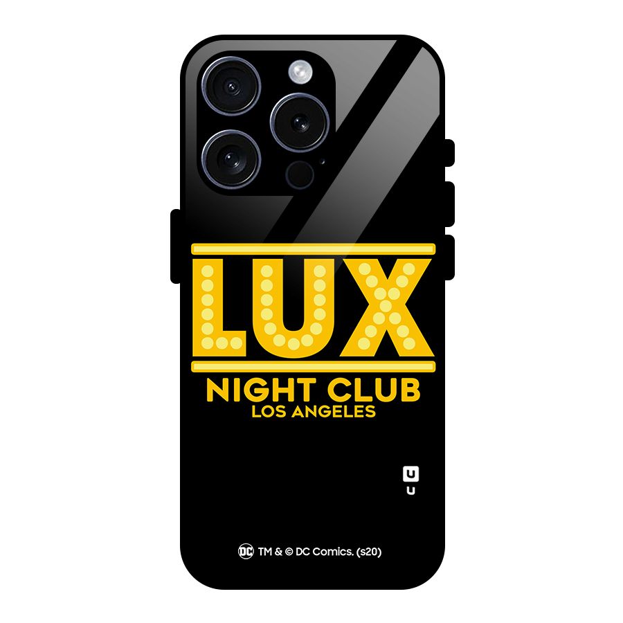 Lucifer Club Los Angeles Glass Back Case for iPhone 15 Pro
