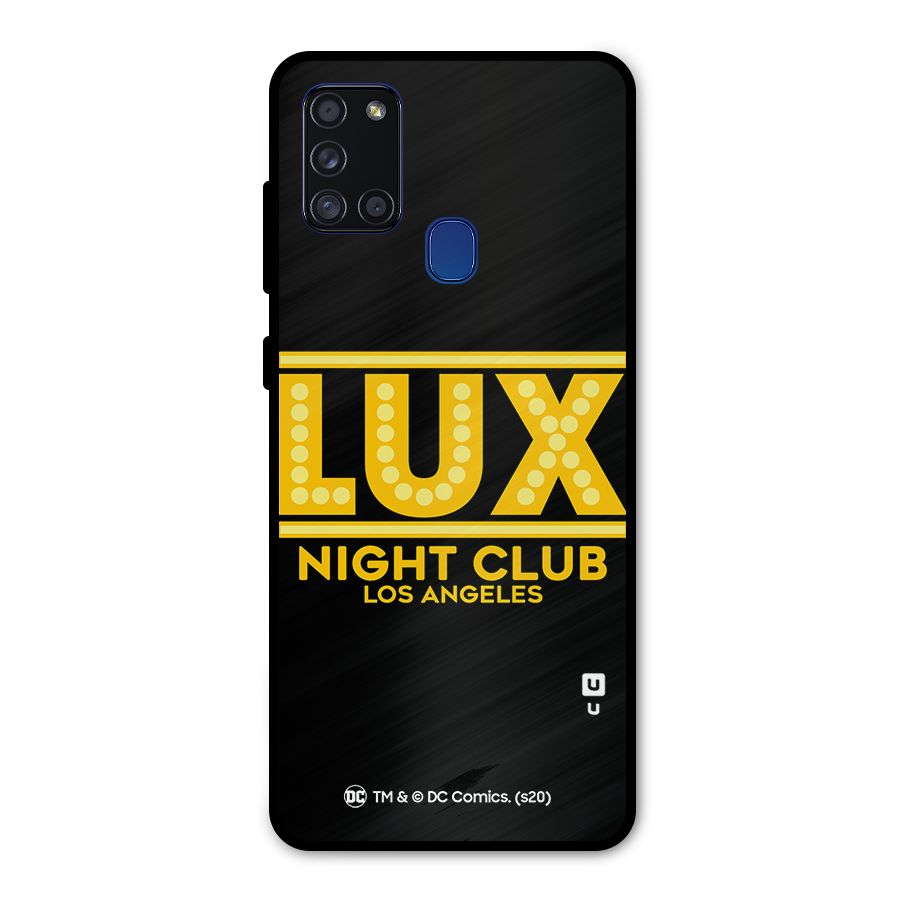 Lucifer Club Los Angeles Metal Back Case for Galaxy A21s