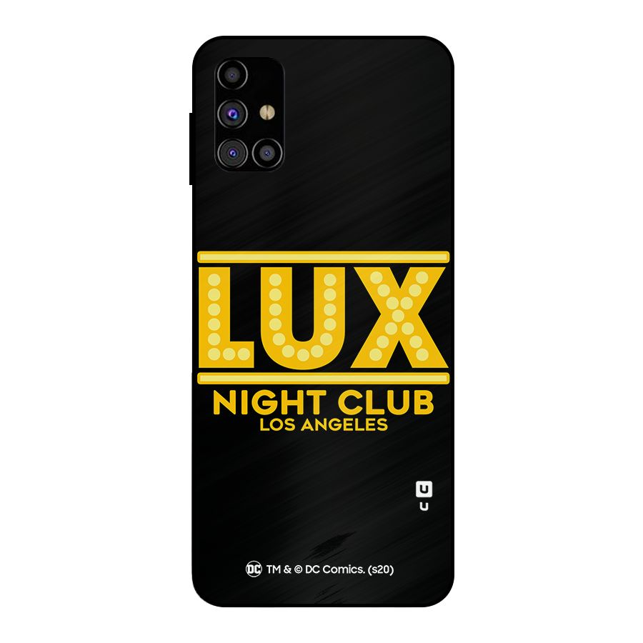 Lucifer Club Los Angeles Metal Back Case for Galaxy M31s