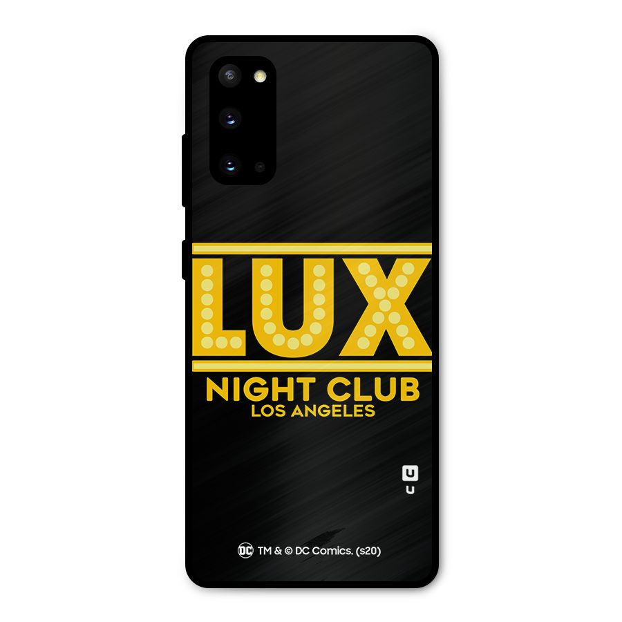 Lucifer Club Los Angeles Metal Back Case for Galaxy S20