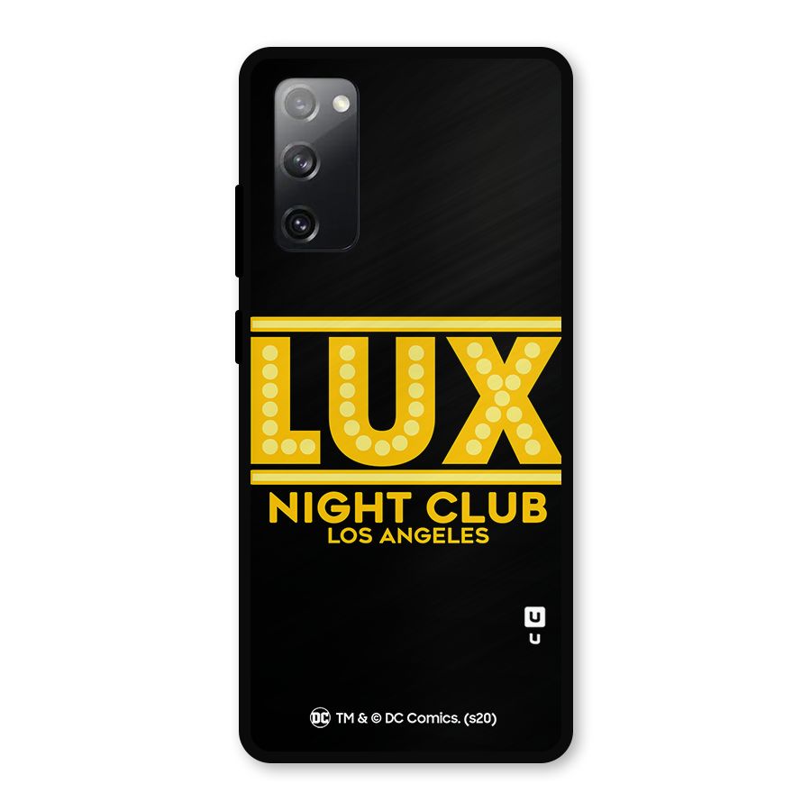 Lucifer Club Los Angeles Metal Back Case for Galaxy S20 FE 5G