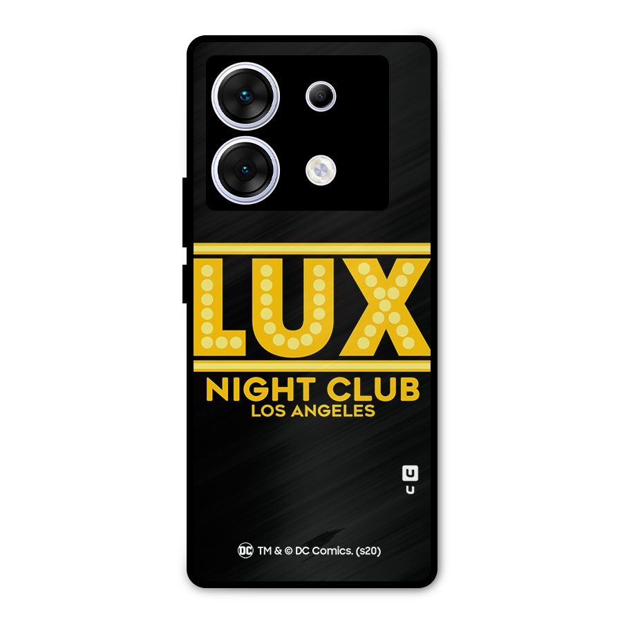Lucifer Club Los Angeles Metal Back Case for Infinix Zero 30 5G