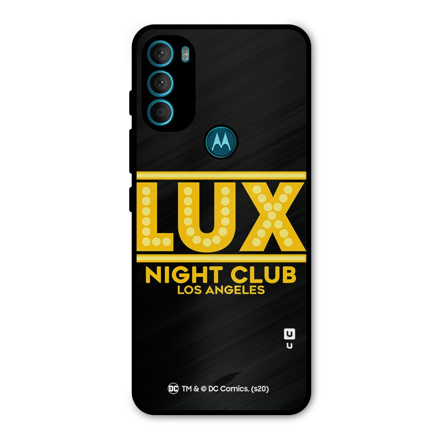 Lucifer Club Los Angeles Metal Back Case for Moto G71 5G
