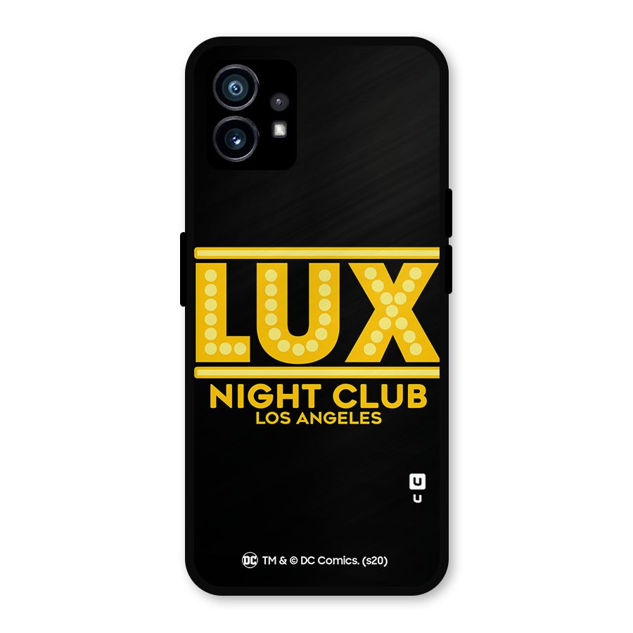Lucifer Club Los Angeles Metal Back Case for Nothing Phone 1