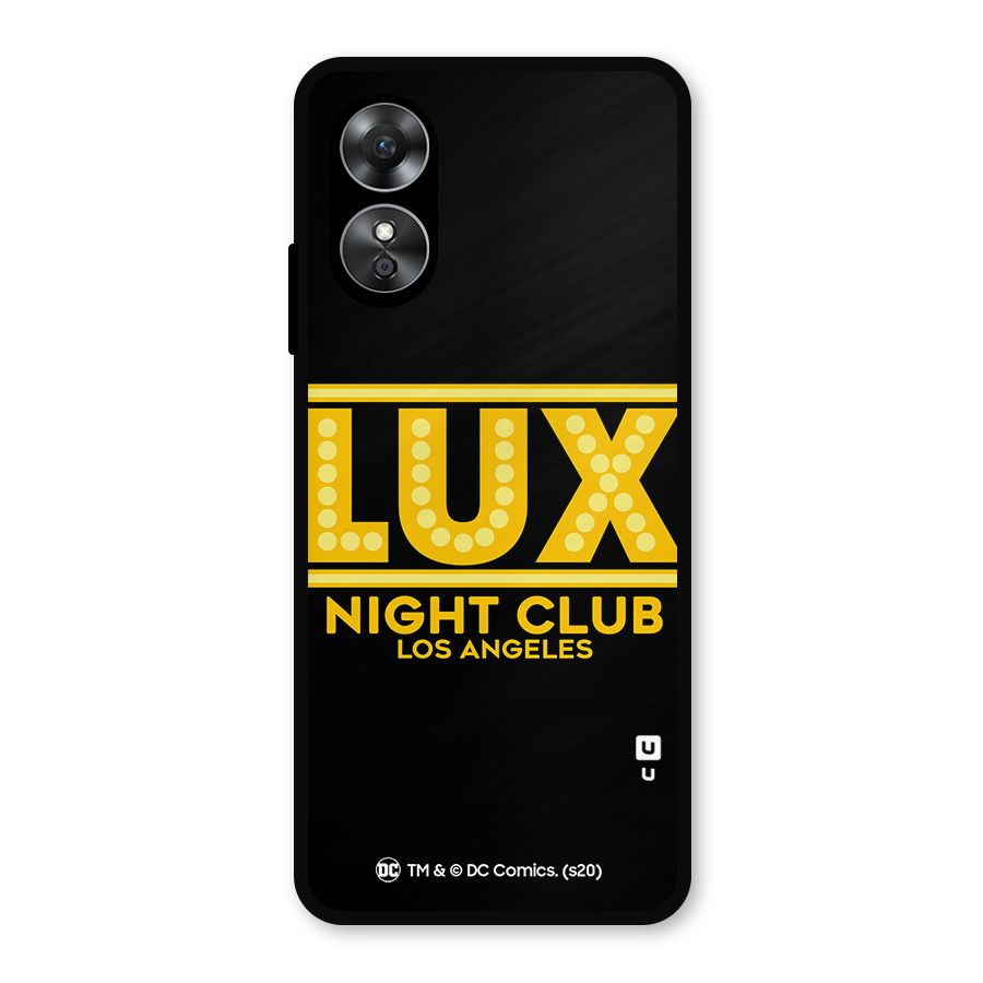 Lucifer Club Los Angeles Metal Back Case for Oppo A17