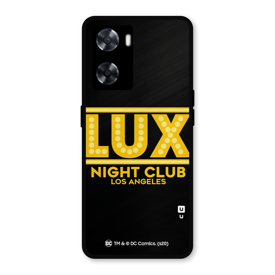 Lucifer Club Los Angeles Metal Back Case for Oppo A57 2022