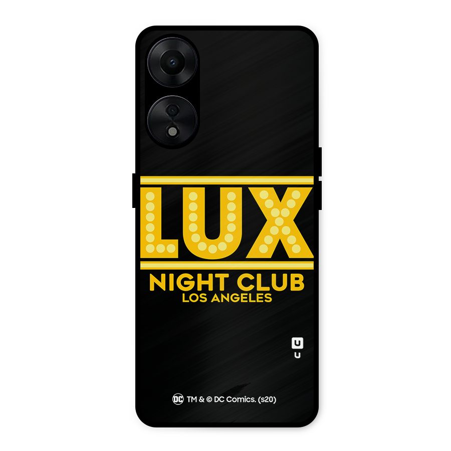Lucifer Club Los Angeles Metal Back Case for Oppo A78 5G