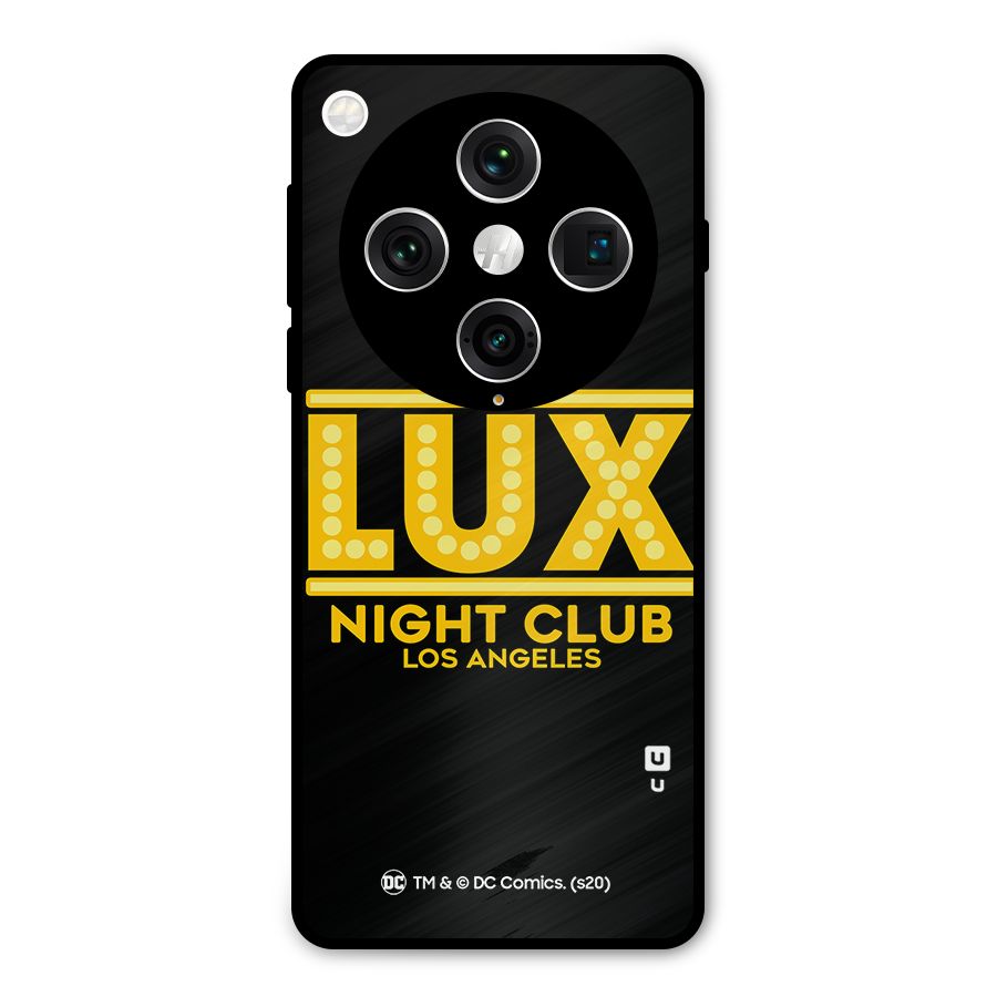 Lucifer Club Los Angeles Metal Back Case for Oppo Find X8 Pro