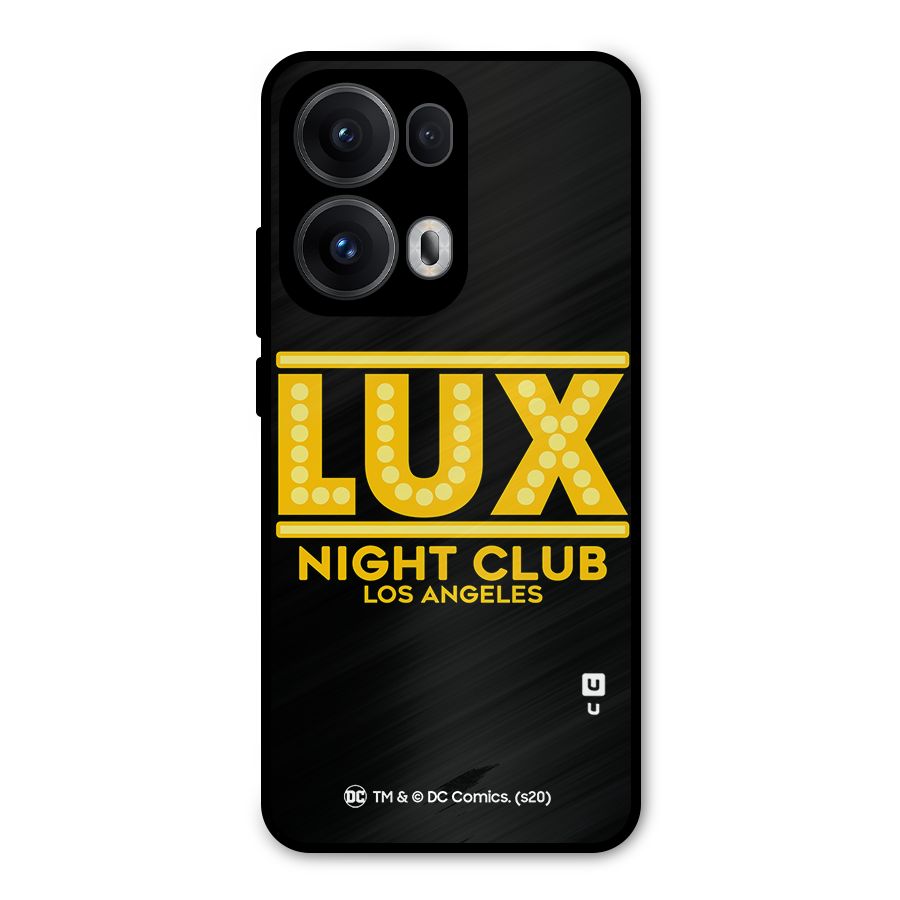 Lucifer Club Los Angeles Metal Back Case for Oppo Reno13 Pro