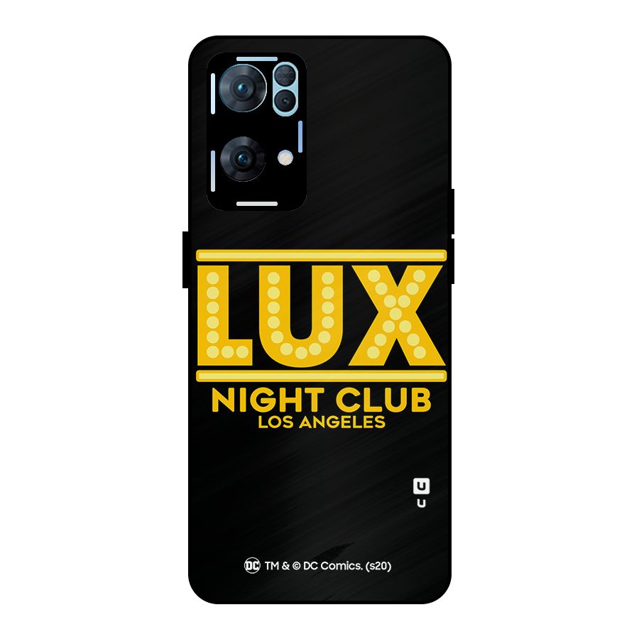 Lucifer Club Los Angeles Metal Back Case for Oppo Reno7 Pro 5G