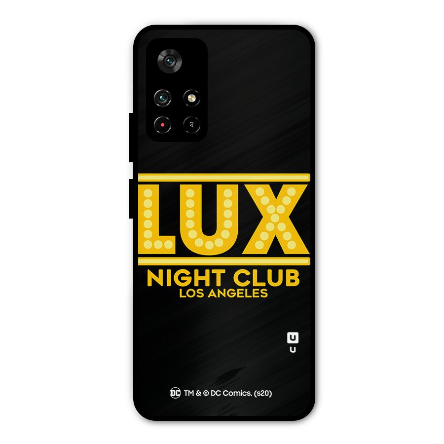 Lucifer Club Los Angeles Metal Back Case for Redmi Note 11T 5G