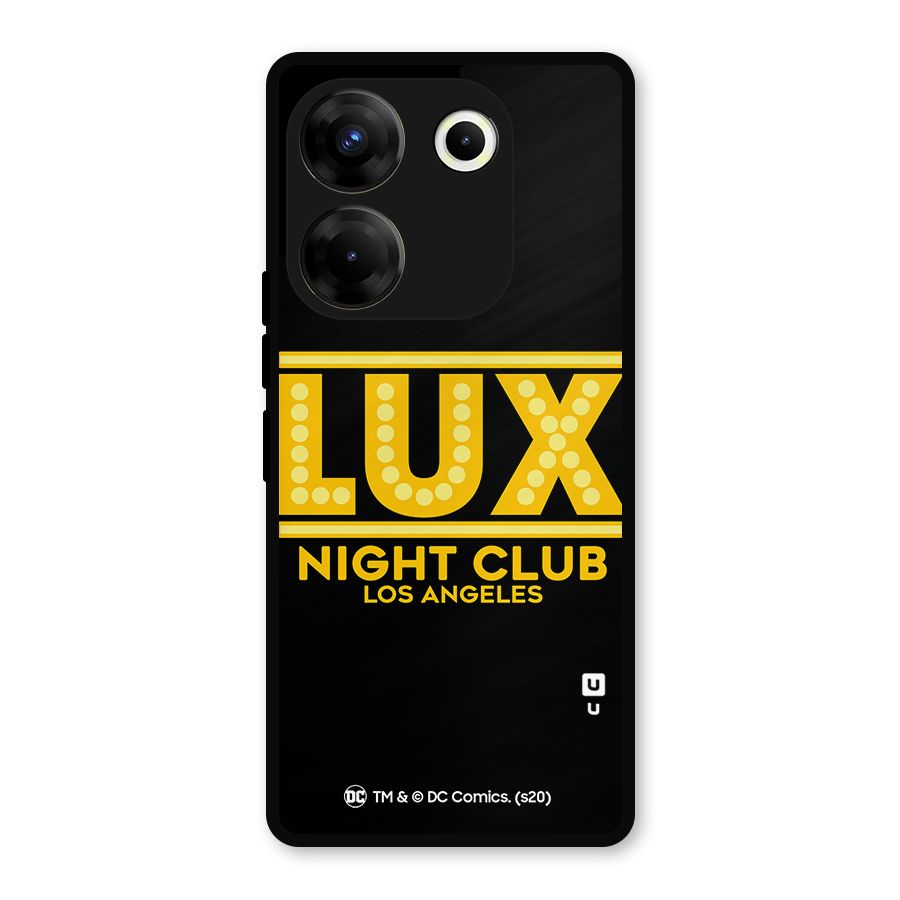 Lucifer Club Los Angeles Metal Back Case for Tecno Camon 20 Pro
