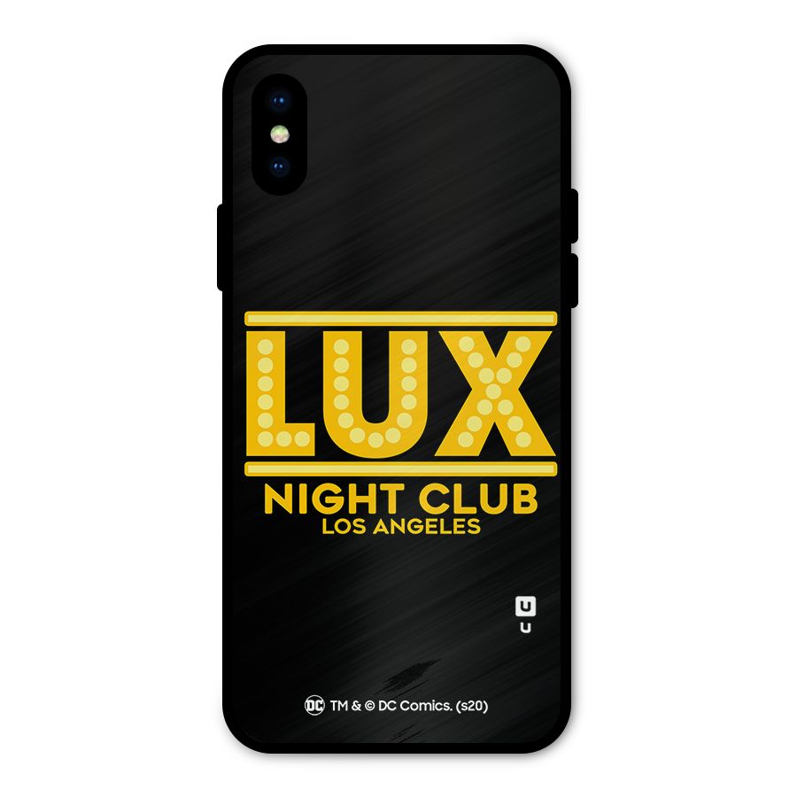 Lucifer Club Los Angeles Metal Back Case for iPhone XS